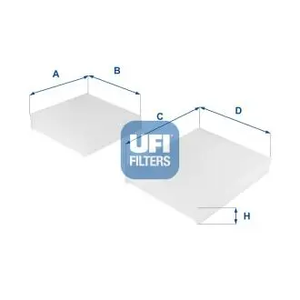 Фільтр салону UFI 53.143.00