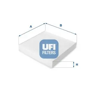 Фото фільтр салону UFI 53.039.00 Фільтр салону UFI 53.039.00
