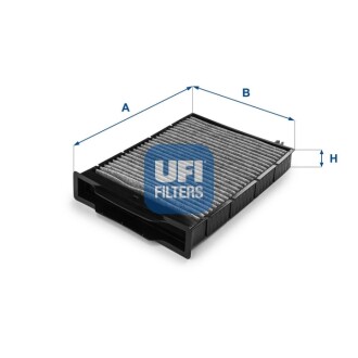 Фильтр, воздух во внутренном пространстве UFI 54.201.00