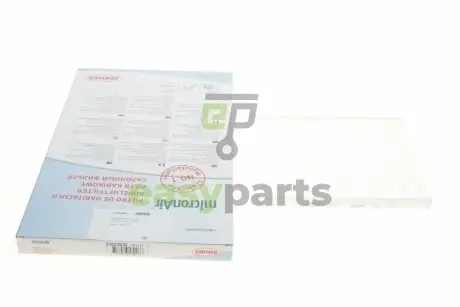 Фільтр салону Fiat Panda 1.1-1.4 JTD 95-/Ford Ka 1.2/1.3 TDCi 08-16 CORTECO 2165 3026