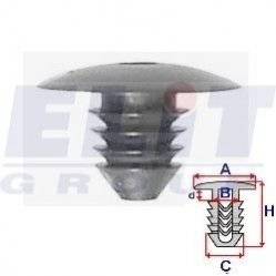 Затиск бампера ELIT R A11888