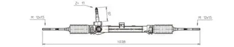 Рулевая рейка GENERAL RICAMBI FI4113