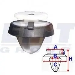 Затиск бампера ELIT C60438