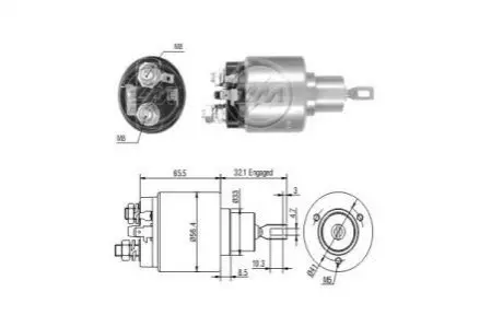Втягивающее реле ZM ZM773