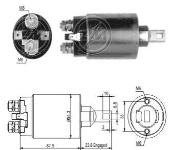 Втягивающее реле ZM ZM891