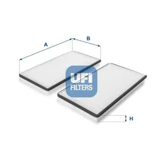 Фильтр, воздух во внутренном пространстве UFI 53.228.00
