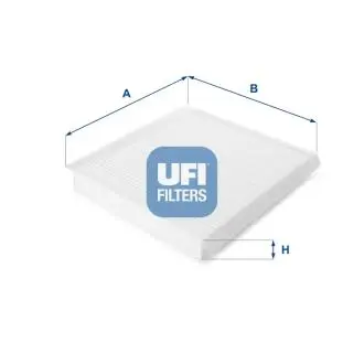 Фильтр, воздух во внутренном пространстве UFI 53.118.00
