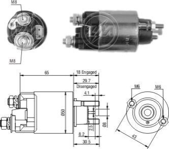 Втягуюче реле ZM ZM708