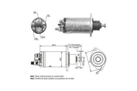 Втягуюче реле ZM ZM815 (фото 1)