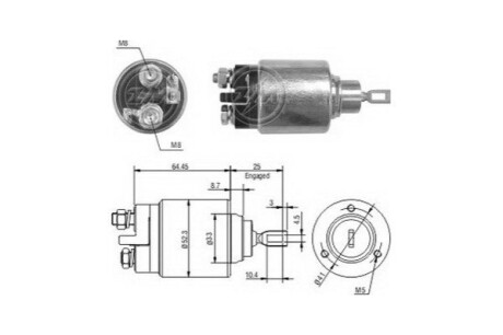 Втягивающее реле ERA ZM372