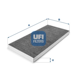 Фільтр салону вугільний UFI 54.128.00