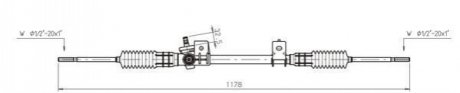 Рулевая рейка GENERAL RICAMBI FO4021 (фото 1)
