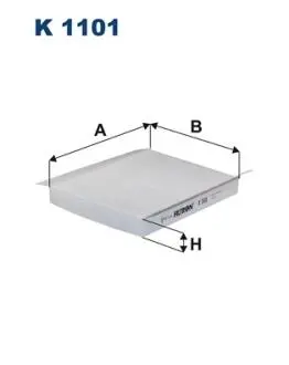 Фiльтр салону FILTRON K1101