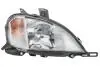 HELLA DB Фара основная галоген 5 функций с мотором,лампами H7/H3/H1 PY21W W5W прав.ML W163 98-01 1EA 963 130-461