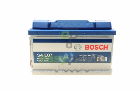 Акумуляторна батарея 65Ah/650A (278x175x175/+R/B13) (Start-Stop EFB) BOSCH 0 092 S4E 070