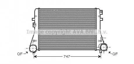Интеркулер AVA COOLING VWA4227