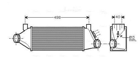 Интеркулер AVA COOLING FDA4385