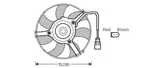 Вентилятор AVA COOLING AI 7516