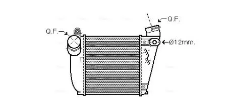 Интеркулер AVA COOLING AIA 4354