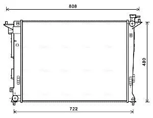 Радiатори AVA COOLING HY2285