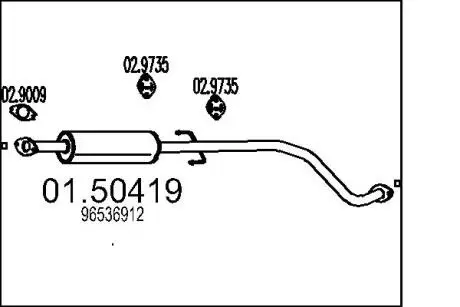 Резонатор MTS 01.50419