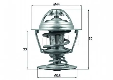 Термостат MAHLE / KNECHT TX17388D
