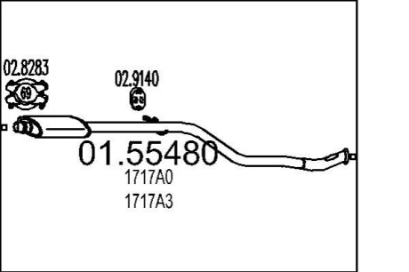 Резонатор MTS 01.55480