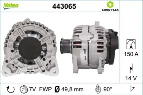 Генератор Valeo 443065