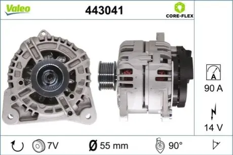 Генератор Valeo 443041