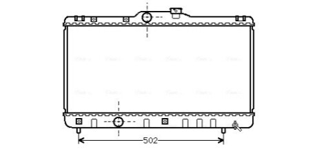 Радиатор AVA COOLING TOA 2147