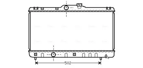 Радіатор AVA COOLING TOA 2147
