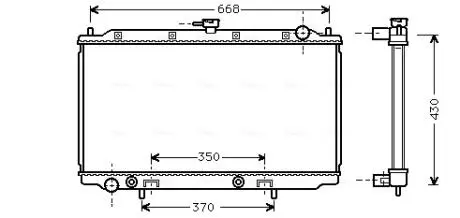 Радіатор AVA COOLING DN 2196