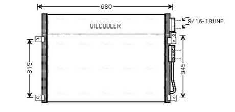 Радиатор AVA COOLING JEA 5045