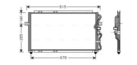 Радиатор AVA COOLING KA5014