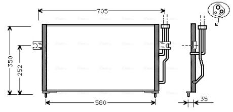 Радіатор AVA COOLING VO 5086