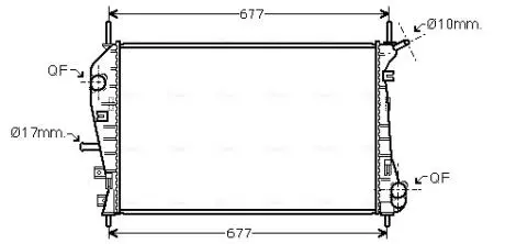 Радиатор AVA COOLING FDA2376