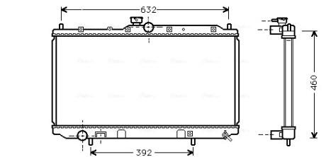 Радіатор AVA COOLING MT2142