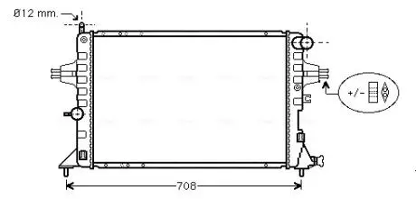 Радіатор AVA COOLING OLA2293
