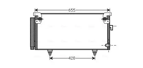 Радиатор AVA COOLING SUA 5073D