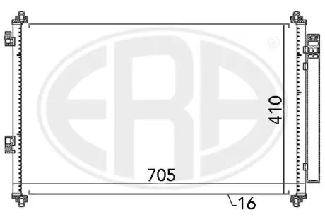 Радиатор ERA 667057