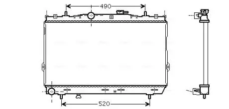 Радіатор AVA COOLING HY2095