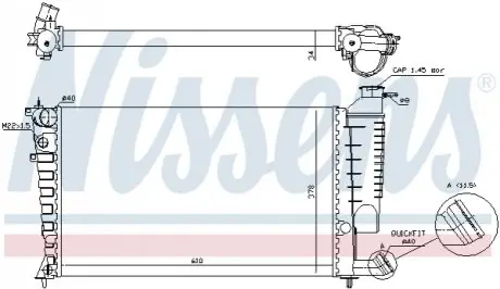 Радіатор NISSENS 61318A