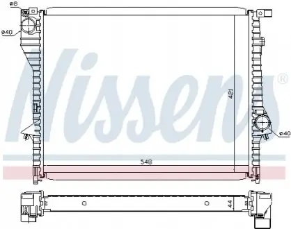 Радіатор NISSENS 60638
