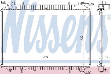 Радиатор NISSENS 62976A