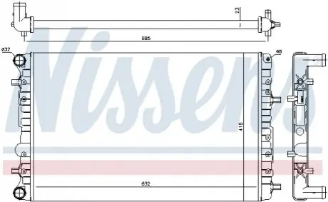 Радіатор NISSENS 65326