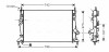 AVA FORD Радіатор охолодження C-MAX, FOCUS C-MAX, FOCUS II AVA COOLING FDA2370 (фото 1)