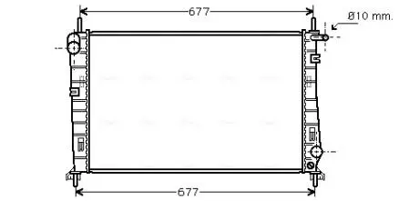 Радиатор AVA COOLING FDA 2266 (фото 1)