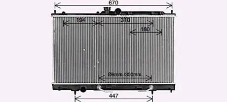 Радіатор AVA COOLING MT2214