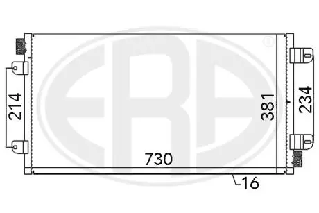 Радіатор ERA 667030