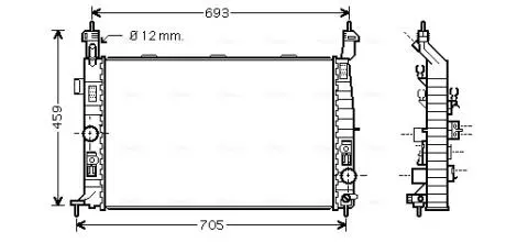 Радиатор AVA COOLING OL 2348